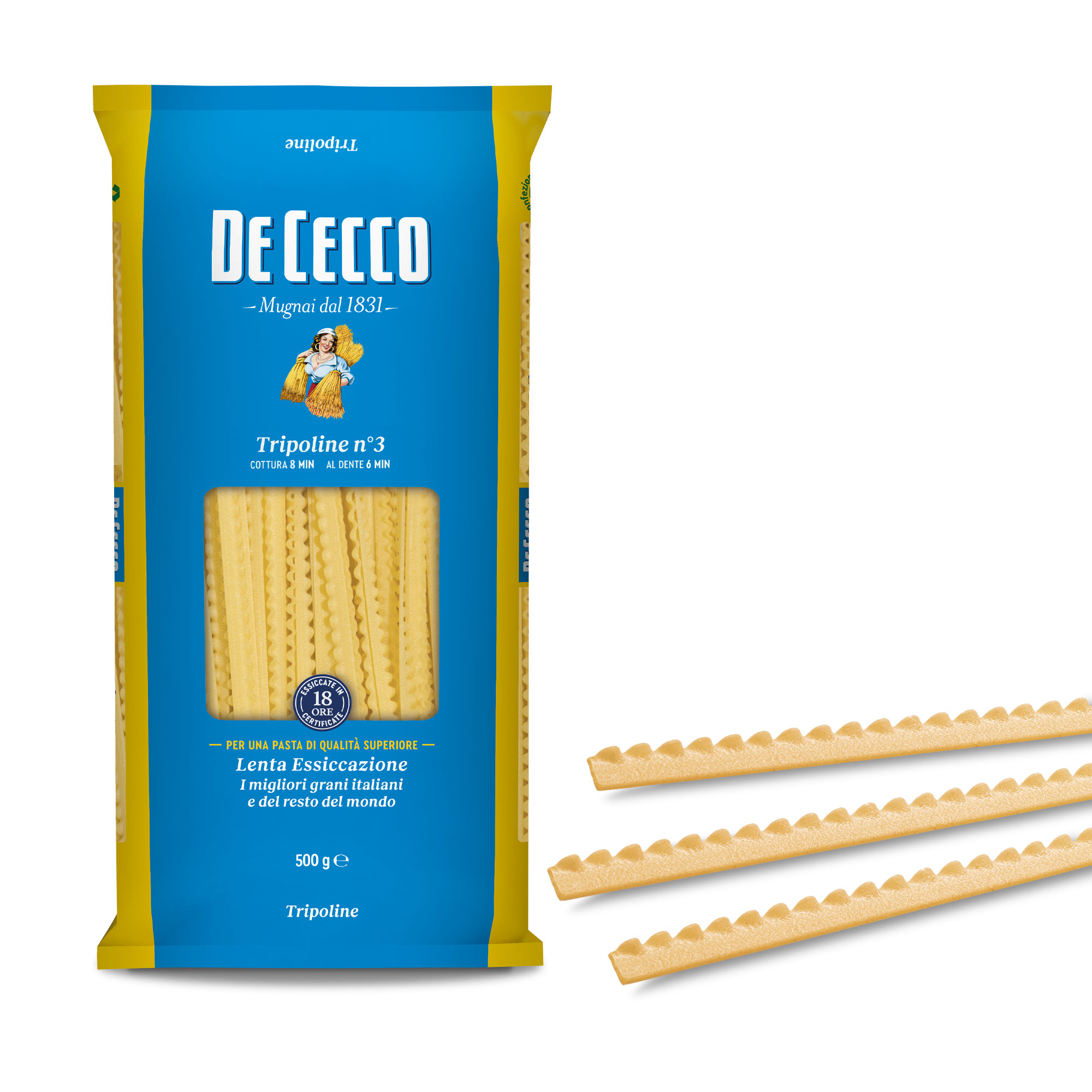 DE CECCO PASTA DI SEMOLA GR.500 Tripoline n° 3