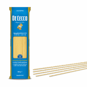 DE CECCO PASTA DI SEMOLA GR.500 Spaghettini n° 11