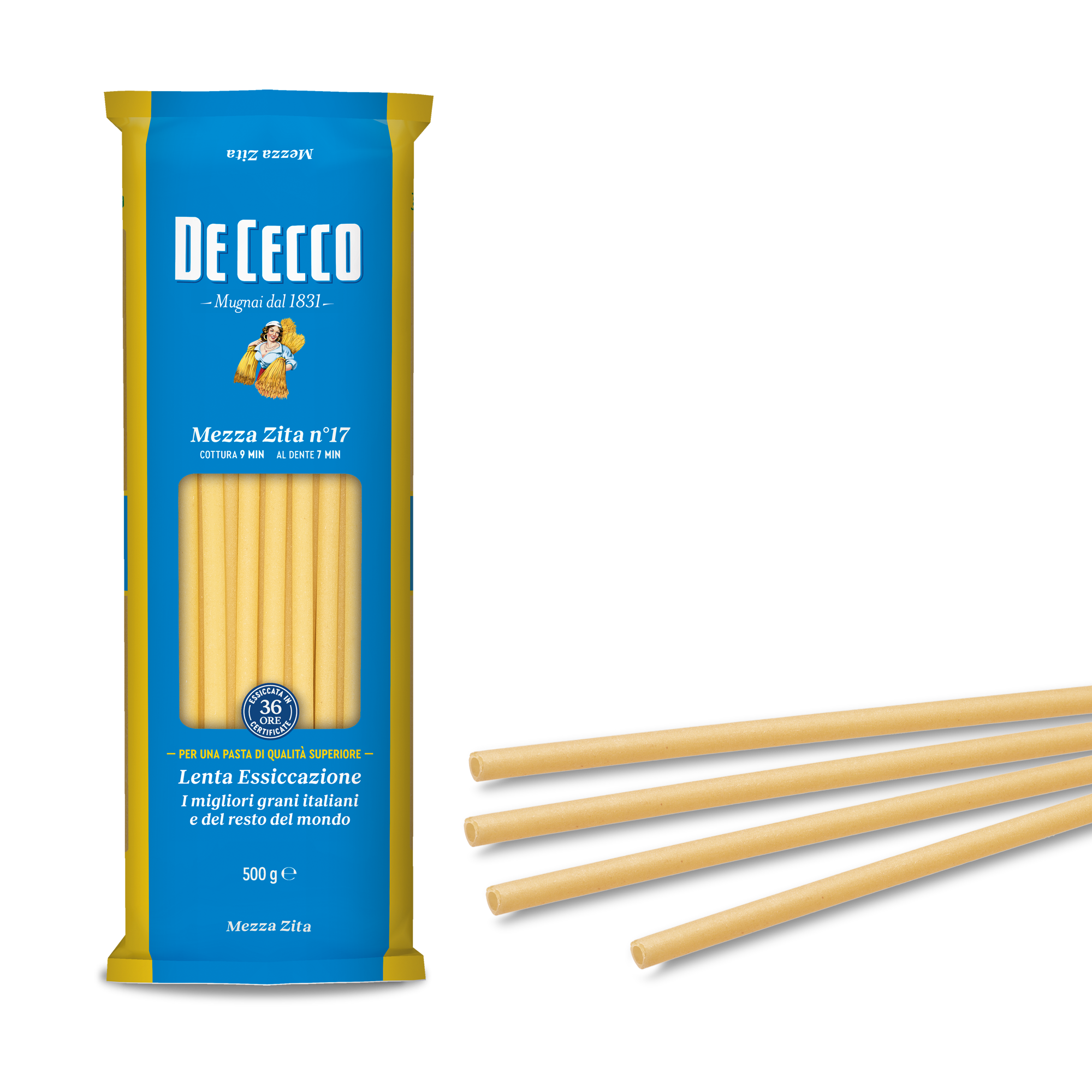 DE CECCO PASTA DI SEMOLA GR.500 Mezza Zita n° 17