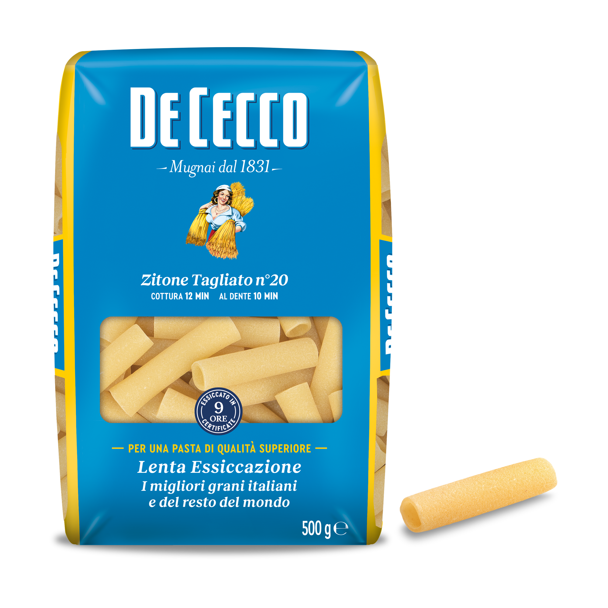 DE CECCO PASTA DI SEMOLA GR.500 Zitone Tagliato n° 20
