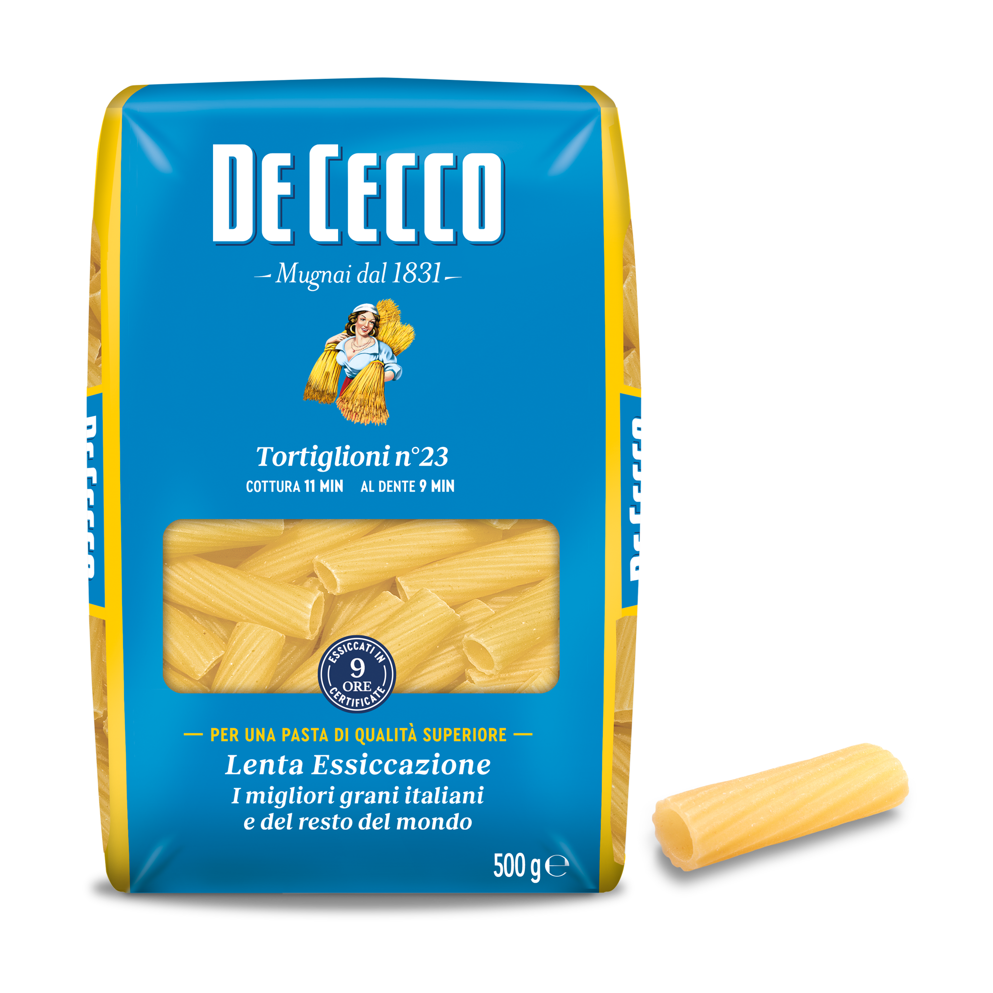 DE CECCO PASTA DI SEMOLA GR.500 Tortiglioni n° 23