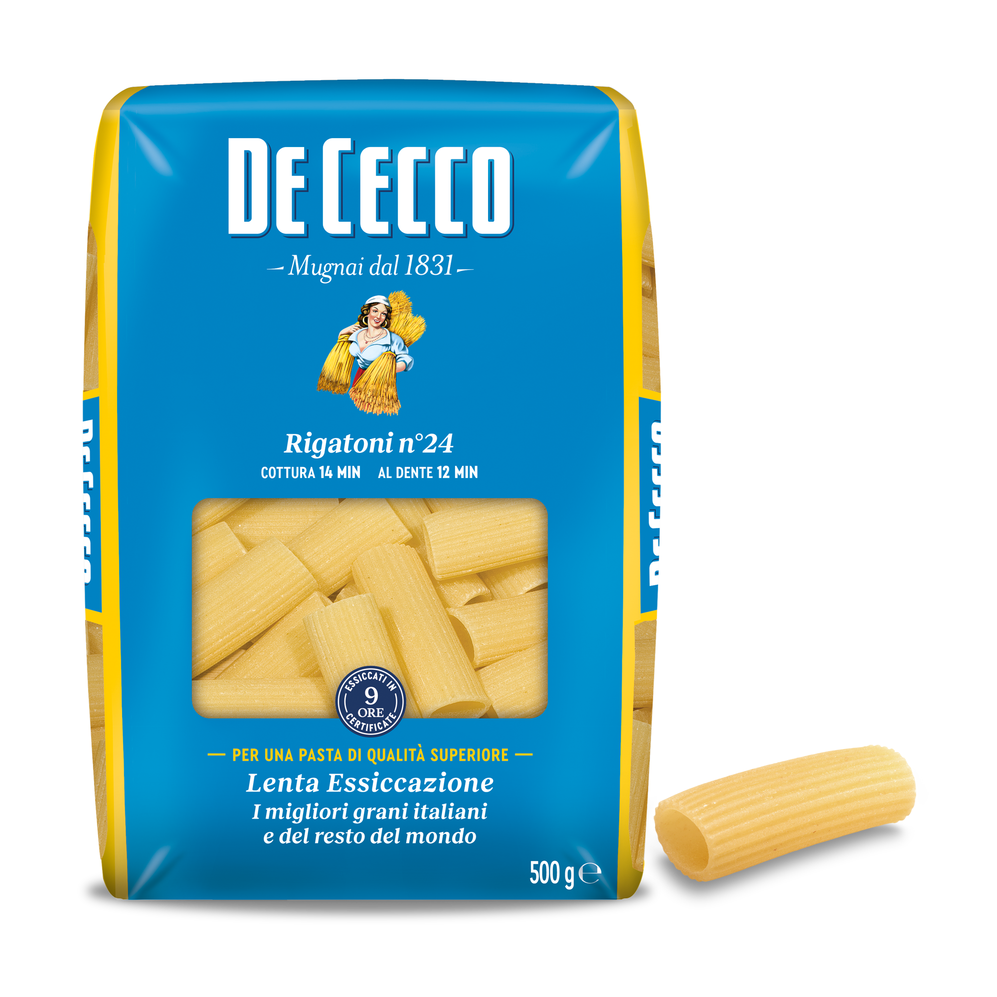 DE CECCO PASTA DI SEMOLA GR.500 Rigatoni n° 24