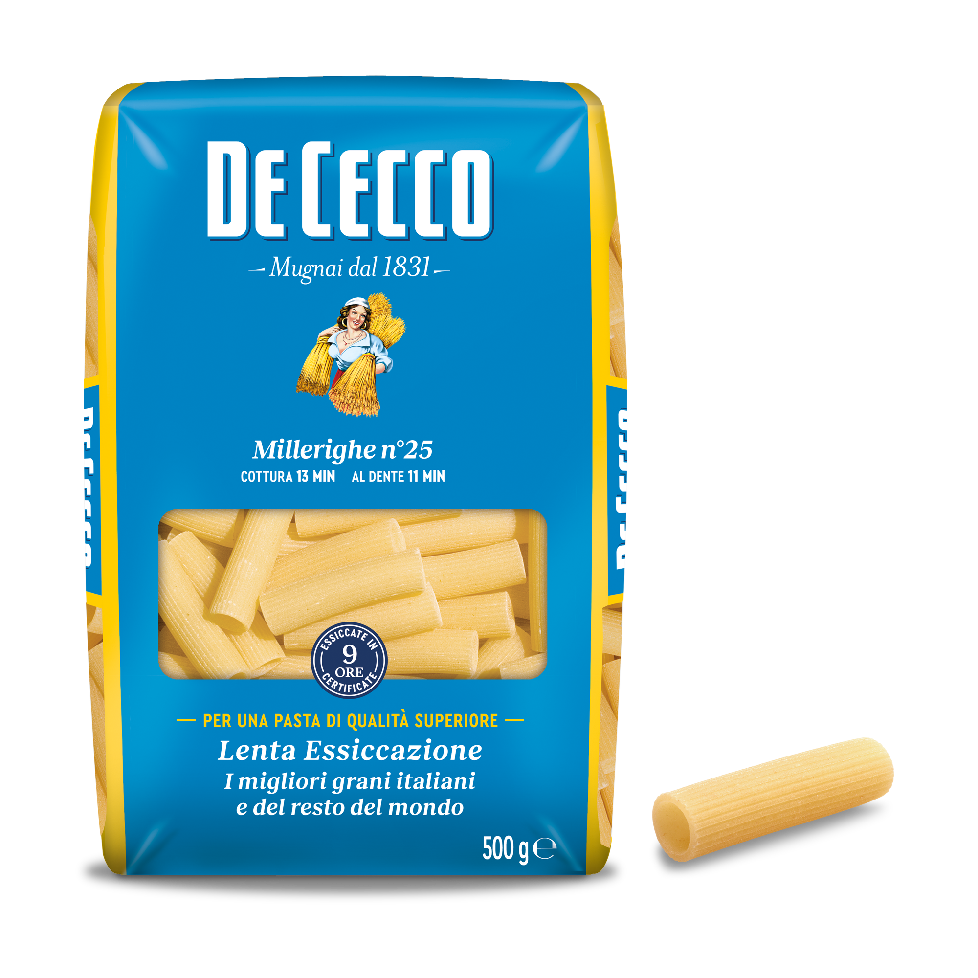 DE CECCO PASTA DI SEMOLA GR.500 Millerighe n° 25