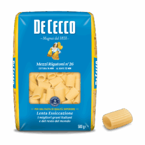 DE CECCO PASTA DI SEMOLA GR.500 Mezzi Rigatoni n° 26