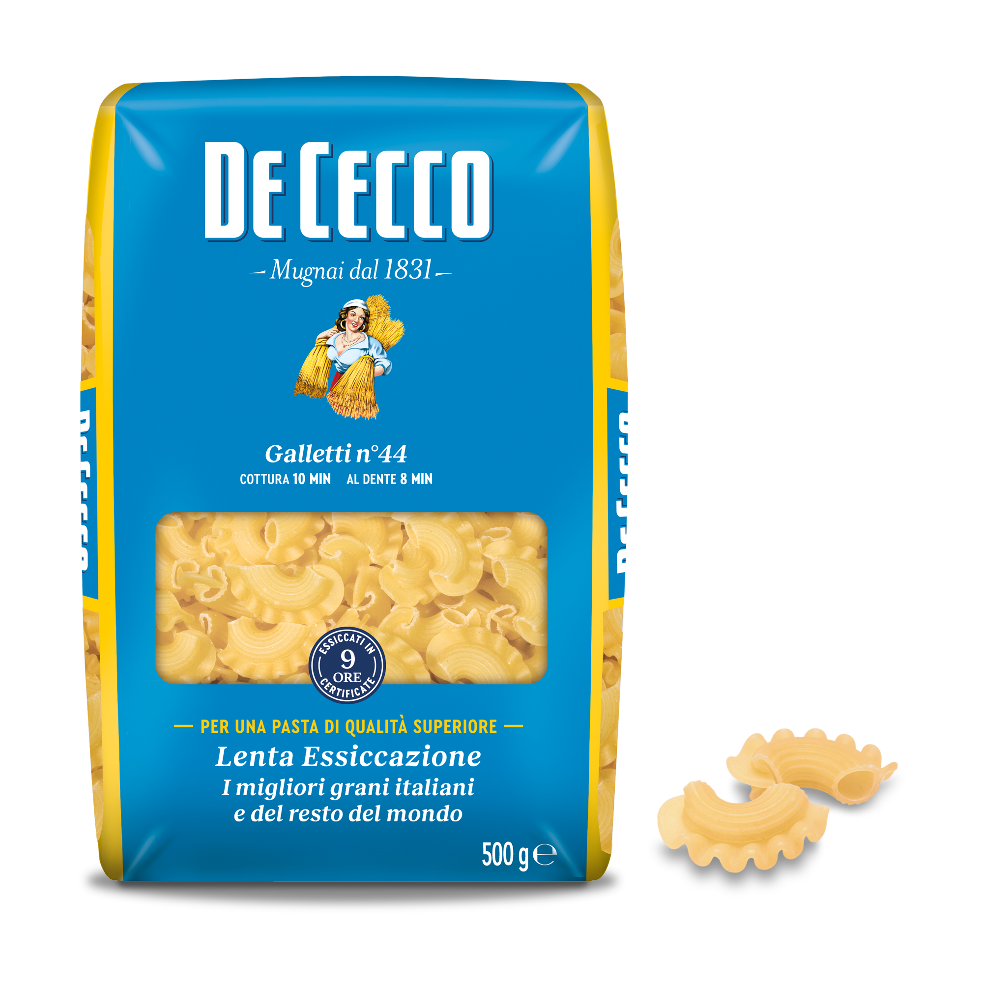 DE CECCO PASTA DI SEMOLA GR.500 Galletti n° 44