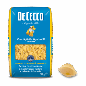 DE CECCO PASTA DI SEMOLA GR.500 Conchigliette Rigate n° 51