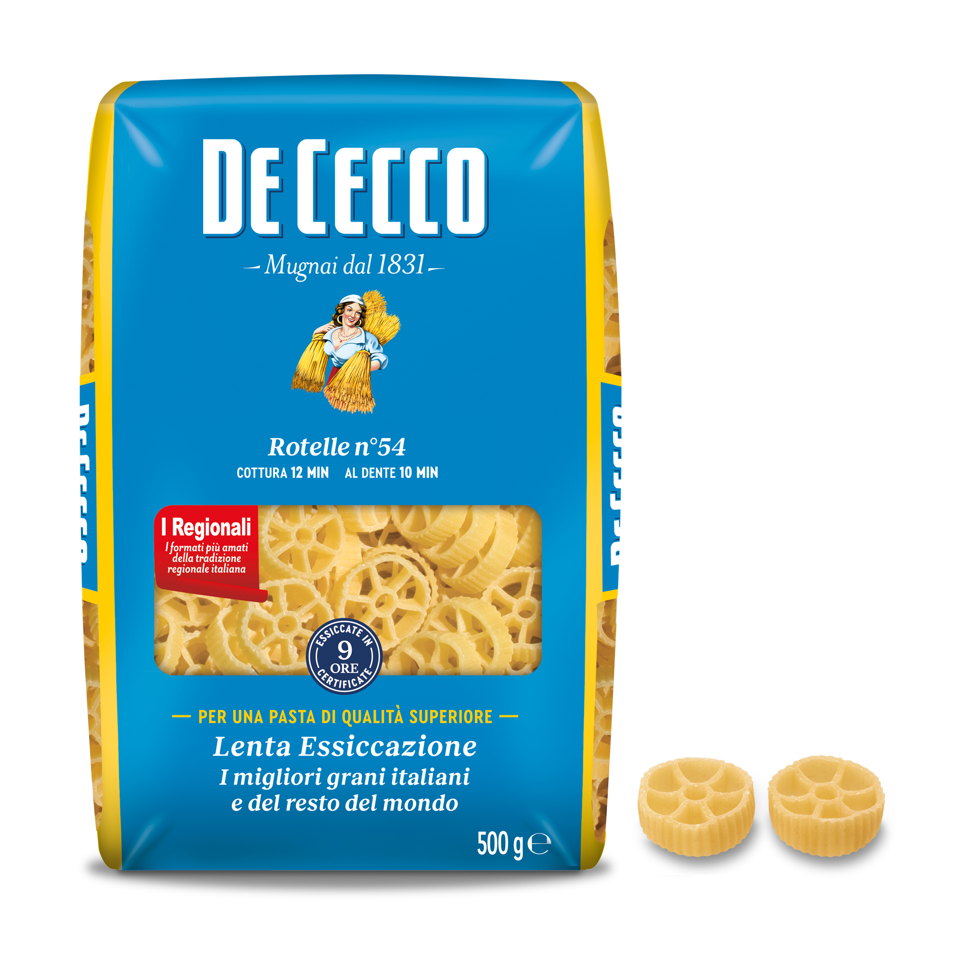 DE CECCO PASTA DI SEMOLA GR.500 Rotelle n° 54