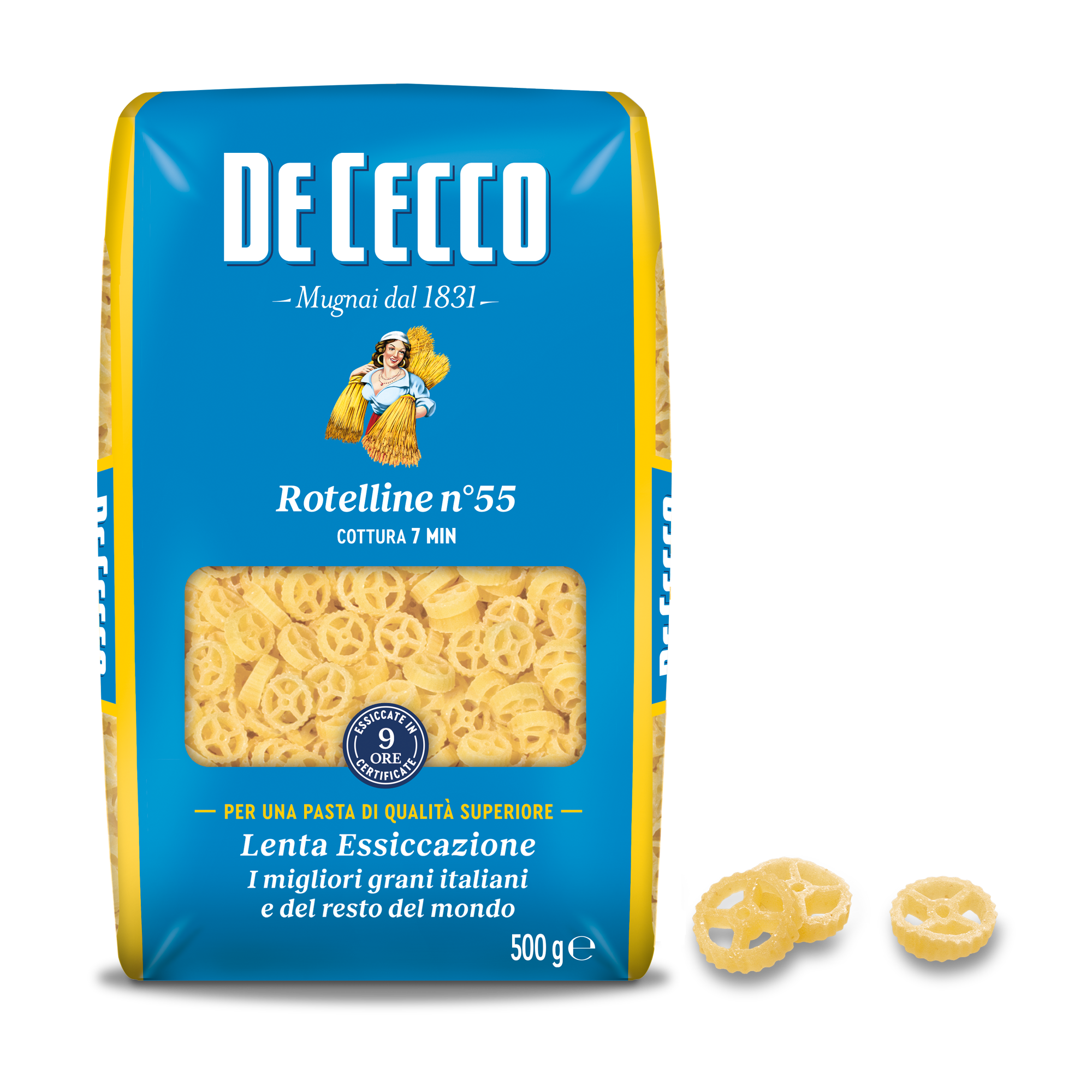 DE CECCO PASTA DI SEMOLA GR.500 Rotelline n° 55