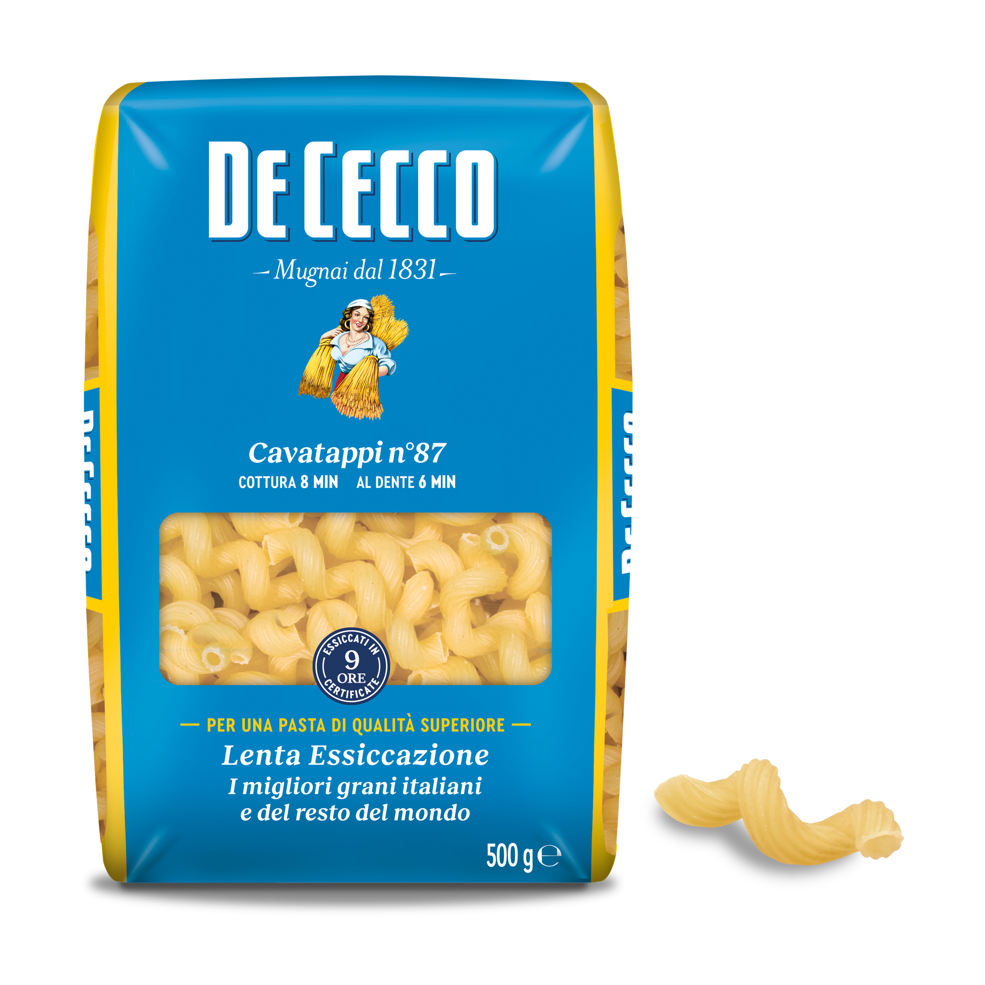DE CECCO PASTA DI SEMOLA GR.500 Cavatappi n° 87