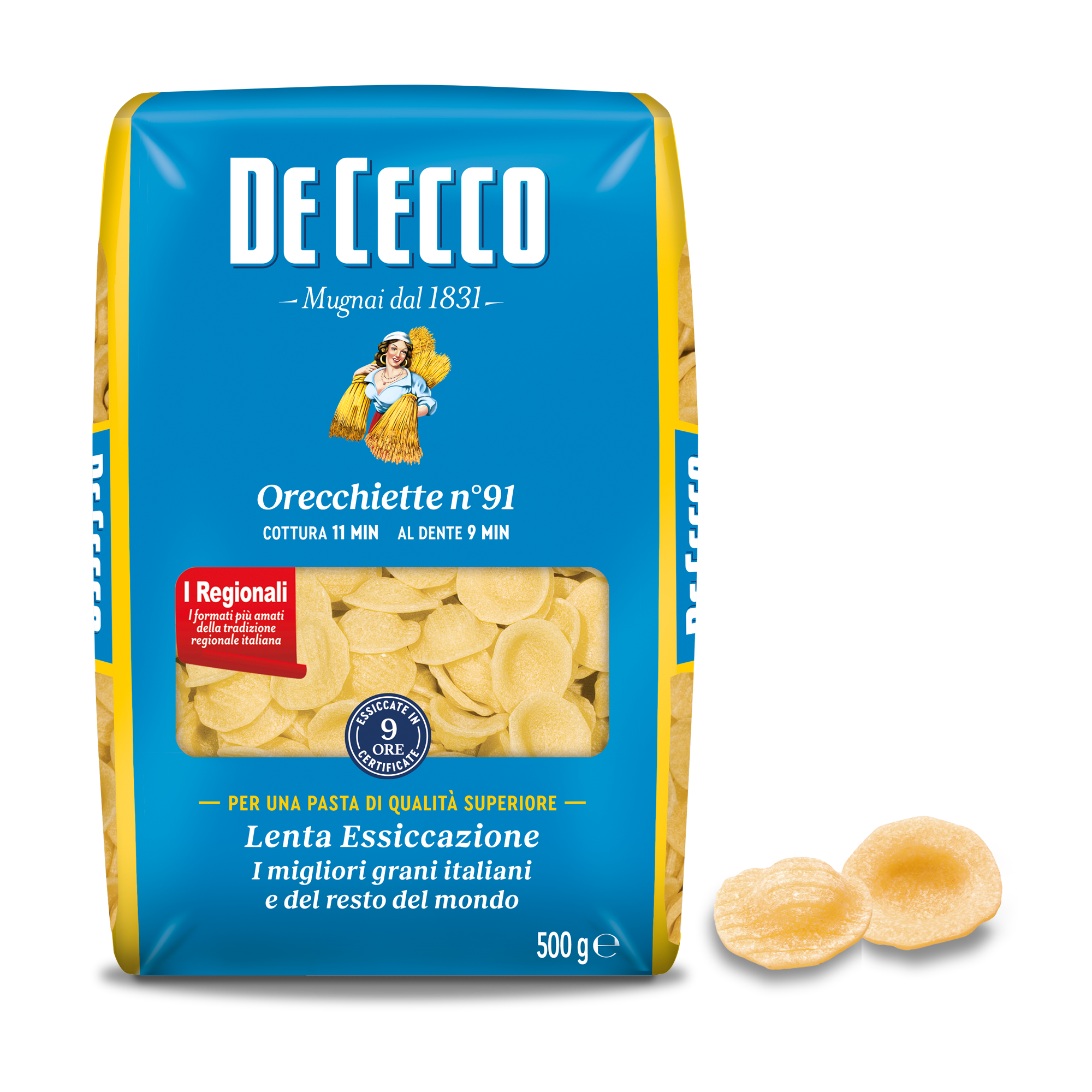 DE CECCO PASTA DI SEMOLA GR.500 Orecchiette n° 91