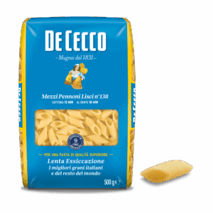 DE CECCO PASTA DI SEMOLA GR.500 Mezzi Pennoni Rigati n° 139