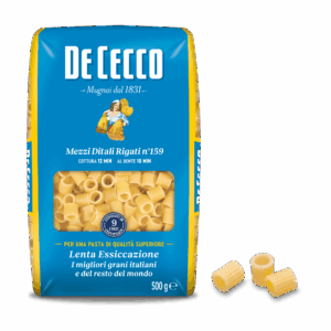 DE CECCO PASTA DI SEMOLA GR.500 Mezzi Ditali Rigati n° 159