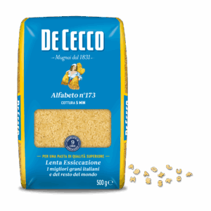 DE CECCO PASTA DI SEMOLA GR.500 Alfabeto n° 173