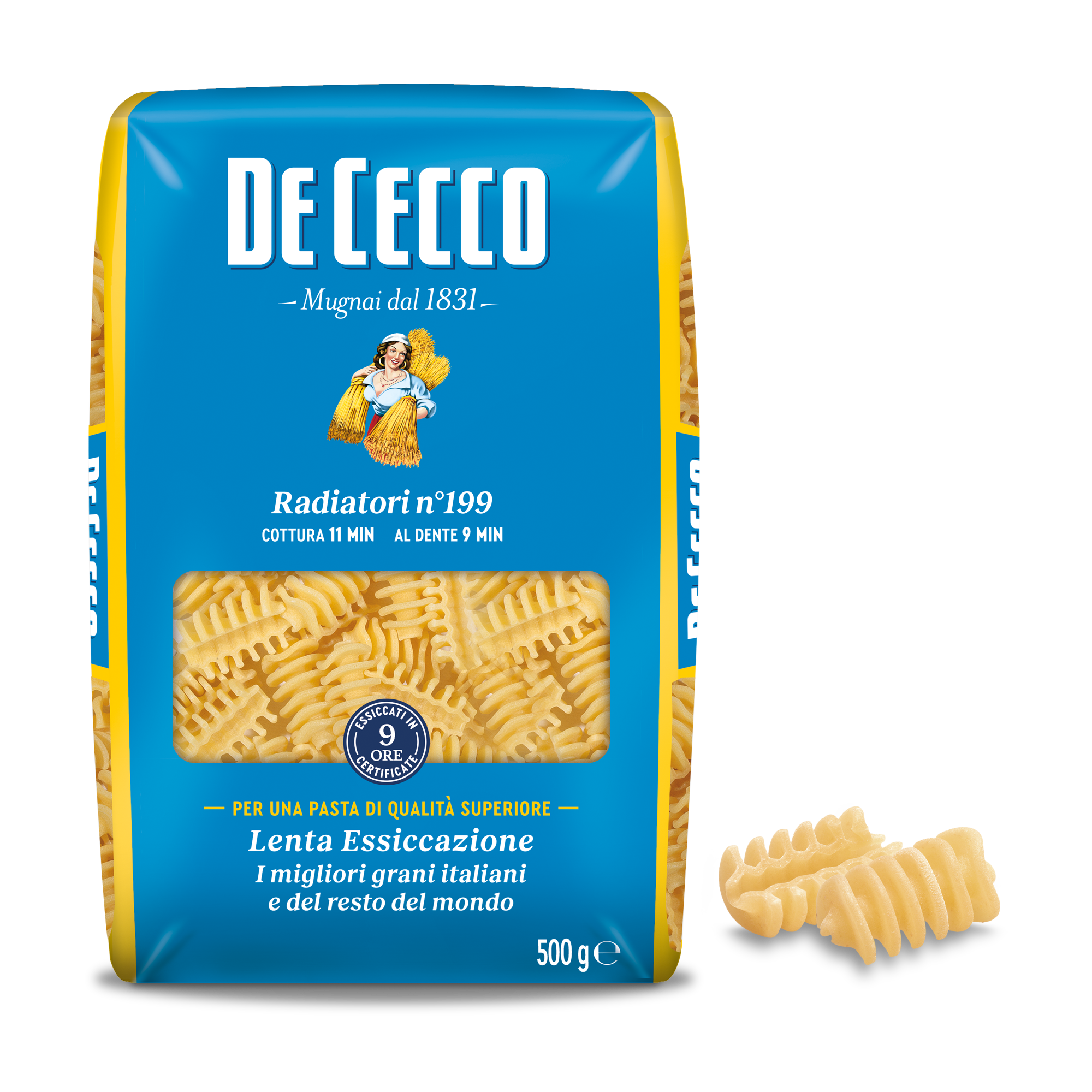 DE CECCO PASTA DI SEMOLA GR.500 Radiatori n° 199