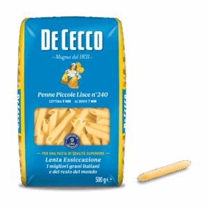 DE CECCO PASTA DI SEMOLA GR.500 Penne Piccole Lisce n° 240